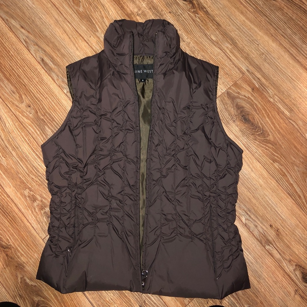 Nine West chocolate brown women’s vest